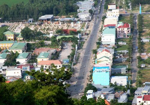 Chau Doc town An Giang, Vietnam