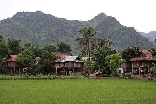 Lac village, Mai Chau, Vietnam