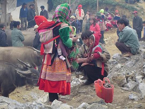 Bac Ha market Vietnam
