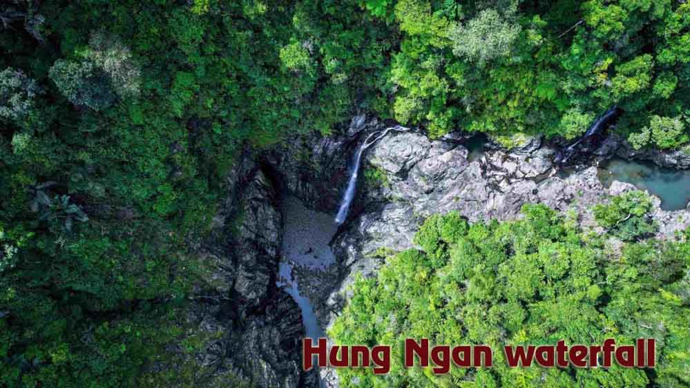 Trekking into the wild beauty of Hung Ngan waterfall